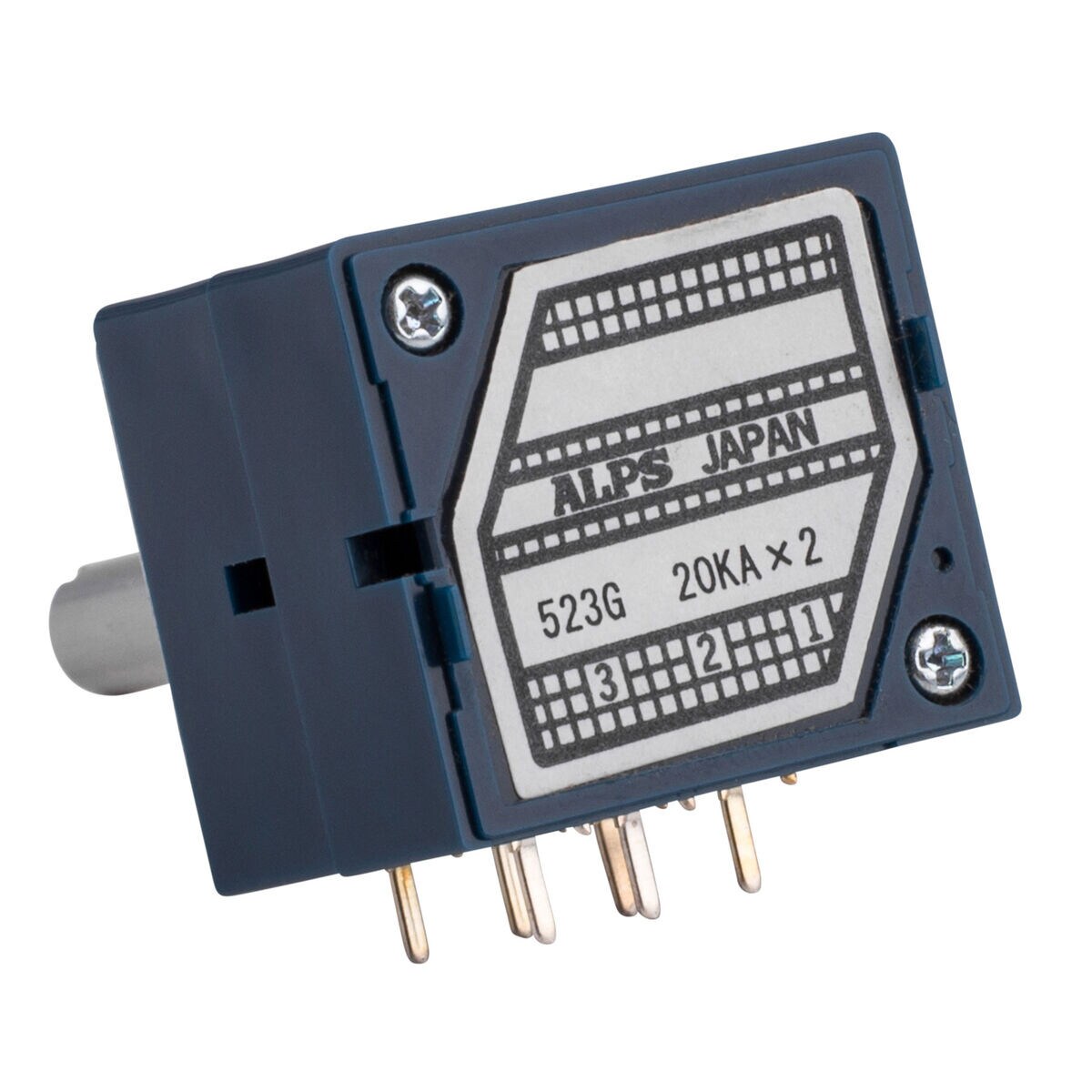 ALPS 20KAX2 20K Ohm Audio Taper Stereo Potentiometer 6mm Shaft