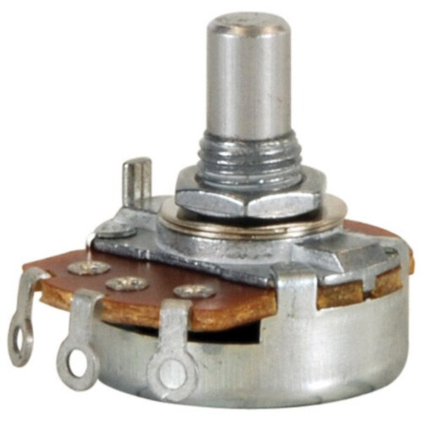 10k Ohm Audio Taper Potentiometer – 16mm, 1/4" Shaft, 1/8 Watt, Panel Mount – A10K