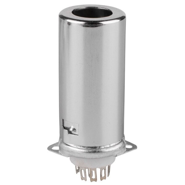 3 Douilles Céramique 9 Broches Pour Tubes 12AX7, 12AU7, ECC83… – 53 Mm, Contacts Plaqués Or – Pour Amplis Lampes