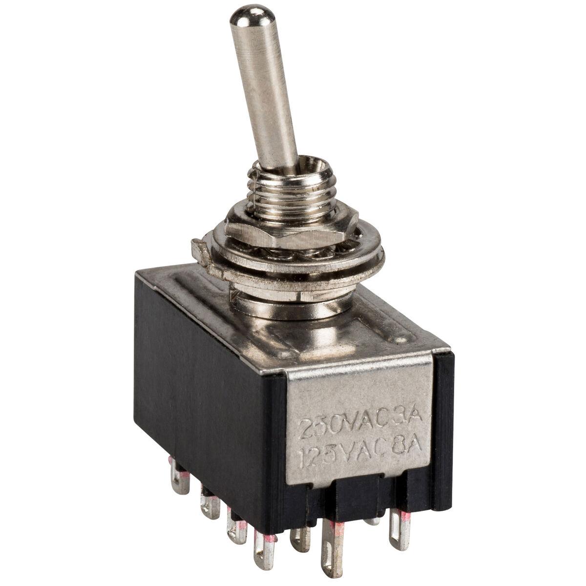 4 Miniatronics Corp SPST Mini Toggle Switch MNT3620004 