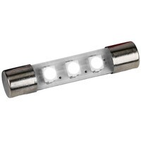 LED Fuse Lamp For Marantz Sansui Kenwood Yamaha Sony - Warm White 8 Volt 5 Pack