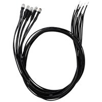 12 Volt Warm White LED Lead Lamp for Marantz Sansui Kenwood Yamaha Sony 5 Pack