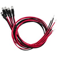 12 Volt Red LED Lead Lamp for Marantz Sansui Kenwood Yamaha Sony 5 Pack