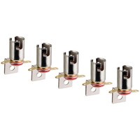 Bayonet Light Bulb Socket with Mounting Bracket 5-Pack