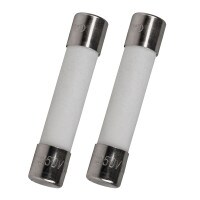 20A Ceramic Fast Acting Fuse 1/4&quot; x 1-1/4&quot; 2-Pack