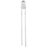 Super Bright White 3mm (T1) LED 4000 mcd 10 Piece Kit with Voltage Dropping Resistors