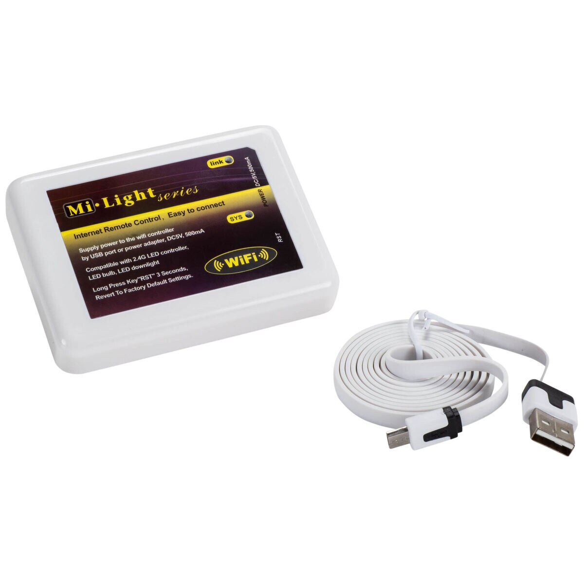 milight wifi rgbw led light bulb controller for ios and android devices