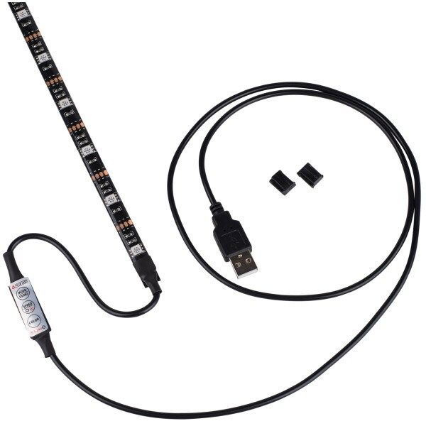 Mundtlig idiom klasselærer Home Theater 2m RGB LED TV Backlight with Three Button Control 5V USB  Powered