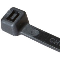 Cable Wire Zip Tie 8&quot; 50 lb Tensile Black 100 Pcs.