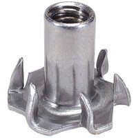 1/4&quot;-20 Deluxe 6-Prong T-Nuts 50 Pcs.