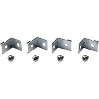 Four Mounting Brackets with Screws for Mean Well LRS-200/350/600 Series Power Supplies