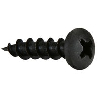 Parts Express #8 x 3/4&quot; Deep Thread Pan Head Screws Black 100 Pcs.
