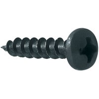 25-Pack #8 x 3/4&quot; Pan Head Deep Thread Black Screws