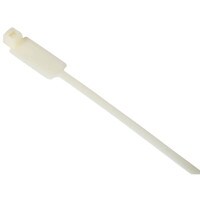 Tyton 8&quot; Natural Cable Wire Tie with ID Plate 50 lbs. Tensile Strength 100 Pcs.