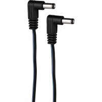 2.1 x 5.5mm DC Right Angle Male to Male Extension Cable 22 AWG 3 ft.