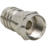 F Connector Male Crimp For RG-59 Attached Ferrule