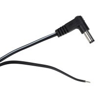 Parts Express 2.1mm x 5.5mm x 11.2mm DC Barrel Power Plug with 6 ft. Cord