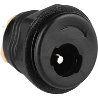 2.1 x 5.5mm DC Coaxial Barrel Power Panel Mount Jack with Internal Switch and Locking Option