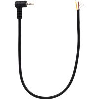 Parts Express 2.5mm 4C Right Angle Barrel Power Plug with 12&quot; Cable