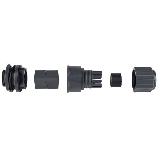 IP67 Single Weatherproof RJ45 Female to Female Coupler