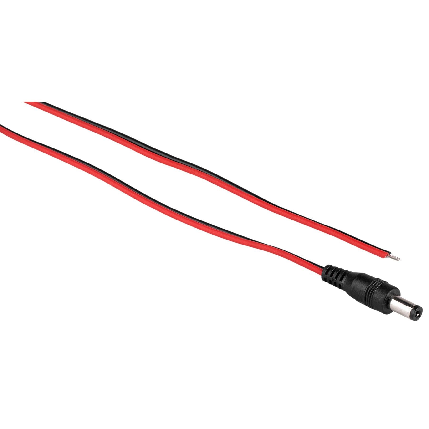 Plug 2.1 mm x 5.5 2 pack >5 ft DC Barrel Coaxial Power Wire Cable 22 AWG Cord 