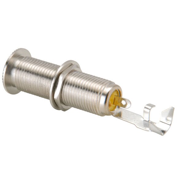 REAN Spinotto Mono Jack 6,35mm (1/4''), Angolo 90°, Nichel - Foto 7