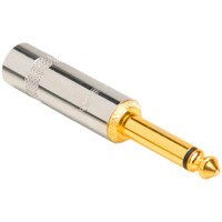 Rean NYS224G 1/4&quot; Mono Phone Plug Nickel/Gold