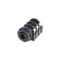 Rean NYS216 1/4&quot; Stereo Jack Switched with Plastic Housing, Nut and Washer