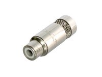 Rean NYS372P RCA Cable Phono Jack Nickel/Nickel w/Solder Terminals