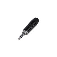 Rean RTP3C-BAG 3.5mm Stereo 3 Pole Plug Black/Nickel