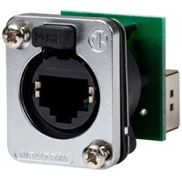 Neutrik NE8FDP-SE etherCON RJ45 Feed Through Connector with Sealing Kit