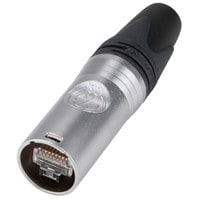 Neutrik NE8MX6-T etherCON Cat 6a Cable Connector for 24 AWG or Smaller - Nickel