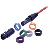Neutrik XCR-5 X Series Color Coding Ring with Label Block Green