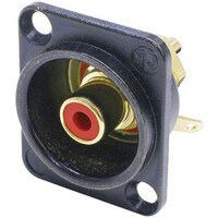 Neutrik NF2D-B-2 RCA Jack D-Series Red/Black