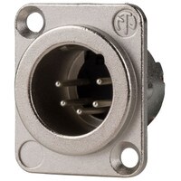 Neutrik NC5MD-LX 5 Pin XLR DMX Male Panel Mount D Series