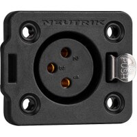 Neutrik NC3FDX-TOP Heavy-Duty Female 3-Pole XLR Chassis Connector IP65 and UV Rated