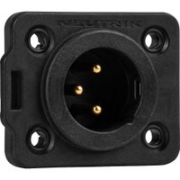 Neutrik NC3MDX-TOP Heavy-Duty Male 3-Pole XLR Chassis Connector IP65 and UV Rated