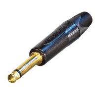 Neutrik NP2X-B Plug 1/4&quot; Mono Black/Gold