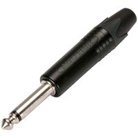 Neutrik NP2X-BAG Plug 1/4&quot; Mono Black/Silver