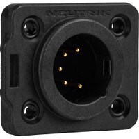 Neutrik NC5MDX-TOP Heavy-Duty Male 5-Pole XLR Chassis Connector IP65 and UV Rated