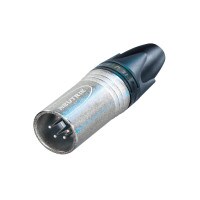 Neutrik NC4MXX 4-Pin XLR Male Nickel / Silver