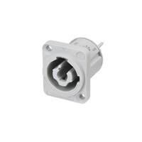 Neutrik NAC3MPXXB powerCON 20A Male Receptacle Power Out Grey