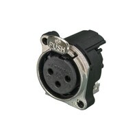 Neutrik NC3FBH1 XLR 3 Pin Female PCBH Mount Nickel
