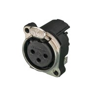Neutrik NC3FBH2 XLR 3 Pin Female PCBH Mount Nickel