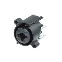 Neutrik NCJ6FA-V-0 3 Pin XLR/Stereo Jack Female PCB Mount Receptacle with Retention Spring