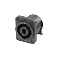 Neutrik NL4MDXX-H-3 speakON 4 Pin PCBH Rear Mount Cable Connector with A-Screw-1-8