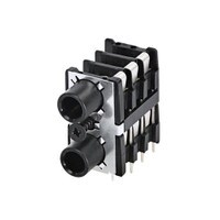 Neutrik NSJ12HC 1/4&quot; Stacking Stereo Jack Connector with Center Screw