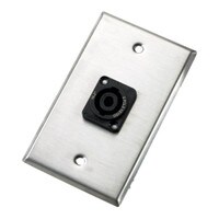 Neutrik 102L Loudspeaker Connector Wallplate Single NL2MP