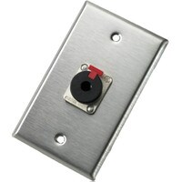Neutrik 103P Loudspeaker Connector Wallplate Single NJ3FP6C
