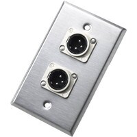 Neutrik 203M Loudspeaker Connector Wallplate Single NC3MD-L-1